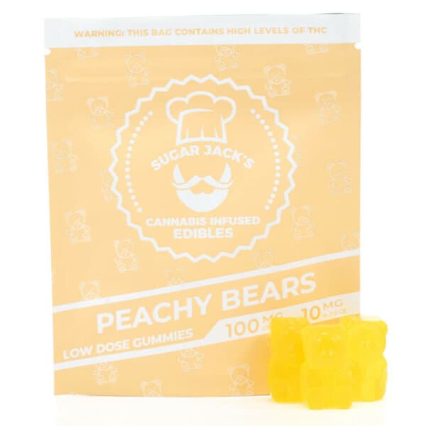 100mg Low Dose Peachy Bears (Sugar Jack's)