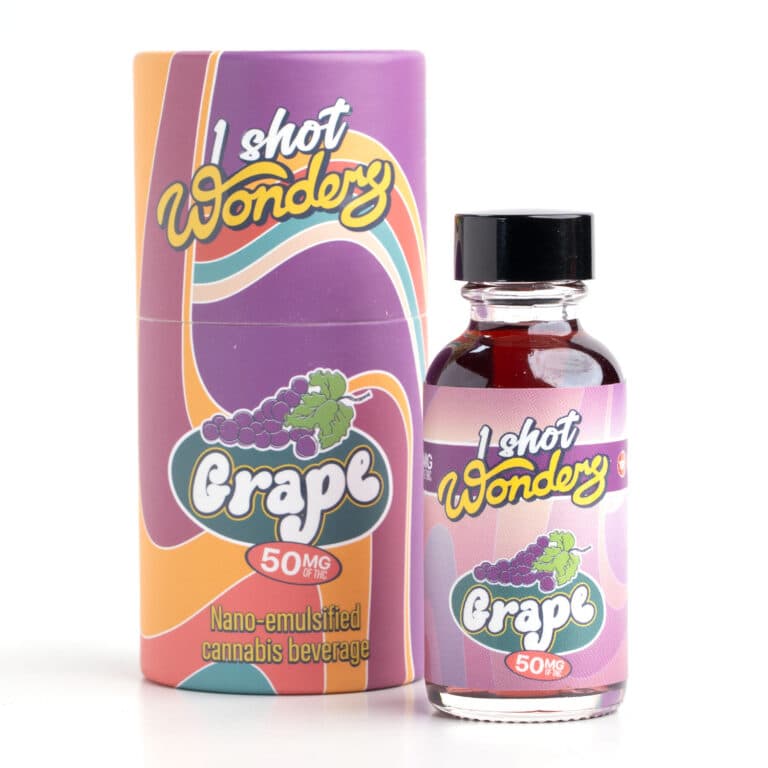 50mg THC Single Shot Cannabis Beverage (Wonderz) view 3