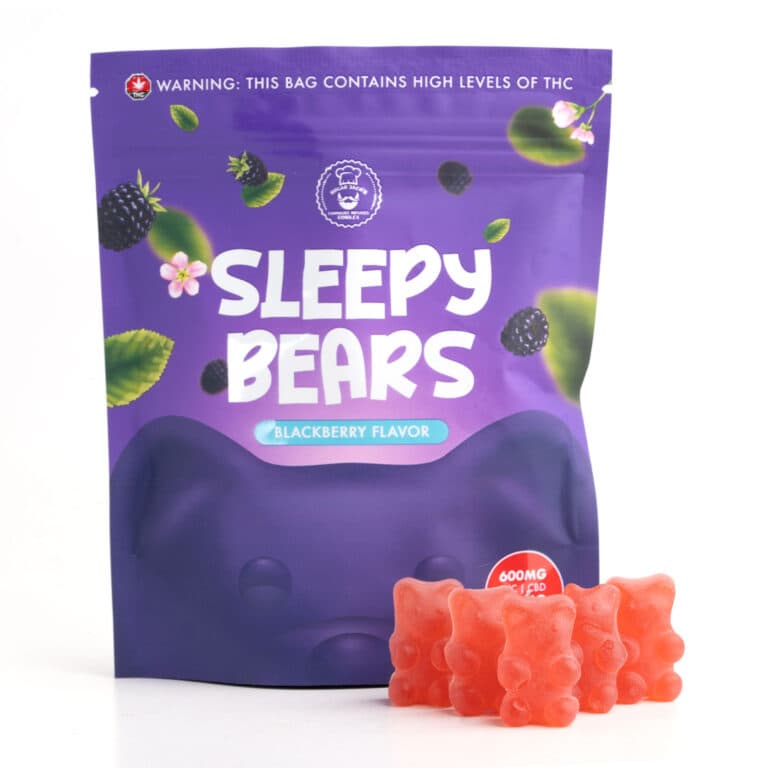600mg 1:1 Blackberry Sleepy Bears (Sugar Jacks) view 2