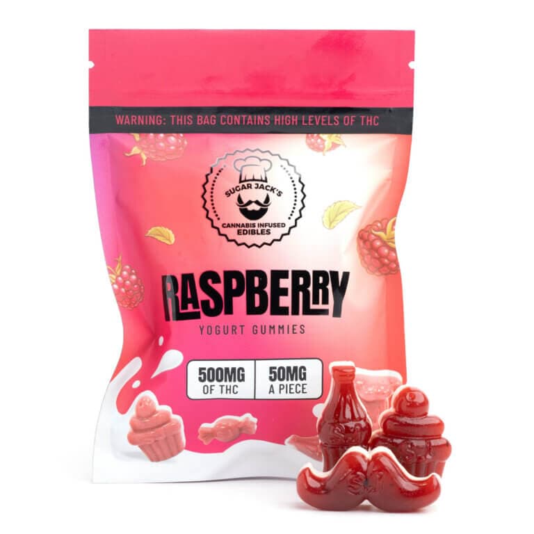 500mg THC Yogurt Gummies (Sugar Jack’s) view 2
