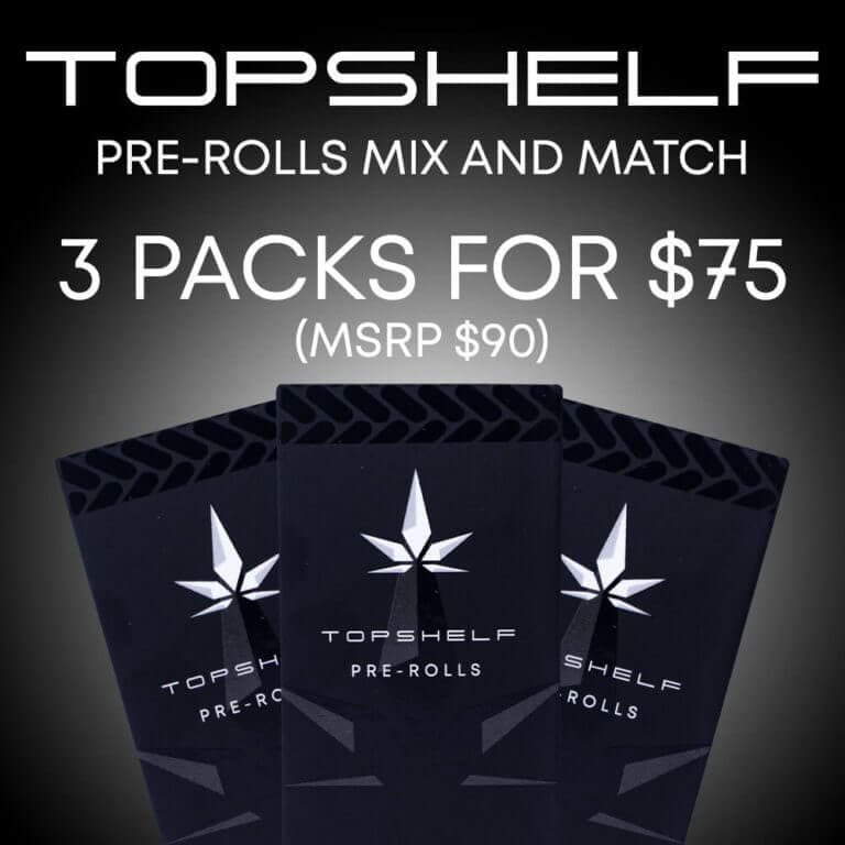 Top Shelf Pre-Rolled Packs Mix and Match