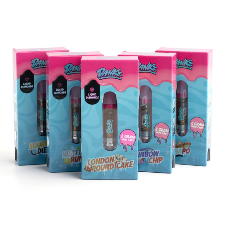 2g Liquid Diamonds Vape Cartridge (Dankz) view 2