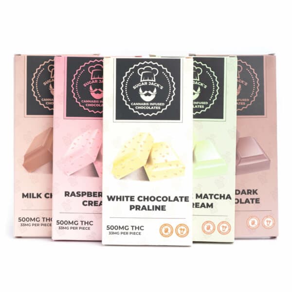 500mg THC Chocolate Bars (Sugar Jacks)