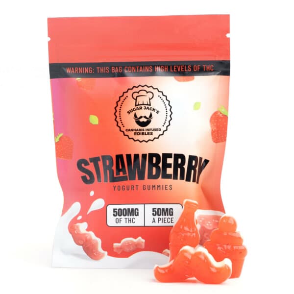 500mg THC Yogurt Gummies (Sugar Jack's)