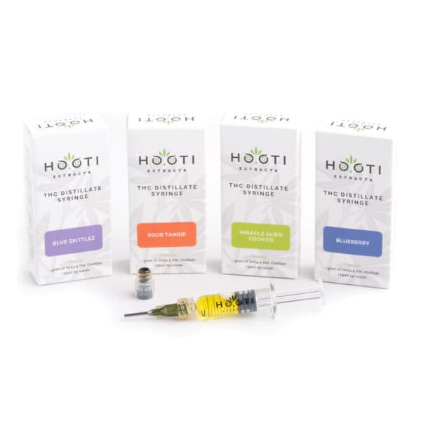 Hooti Extracts THC Distillate Syringes